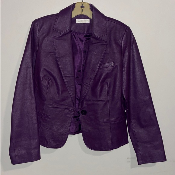 Newport News Jackets & Blazers - Newport News Deep Purple Blazer